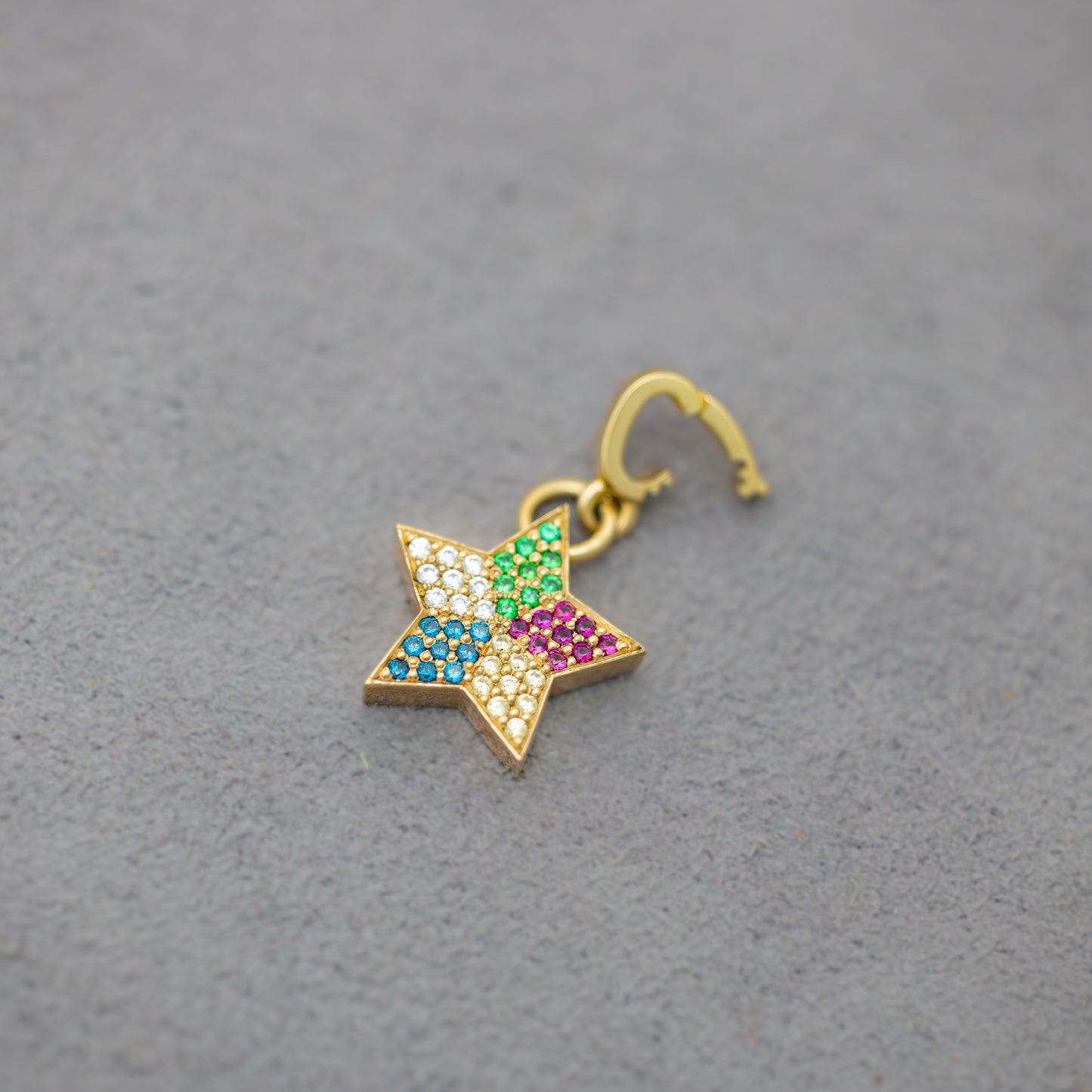 Mini DRUZE Star Clip Charm
