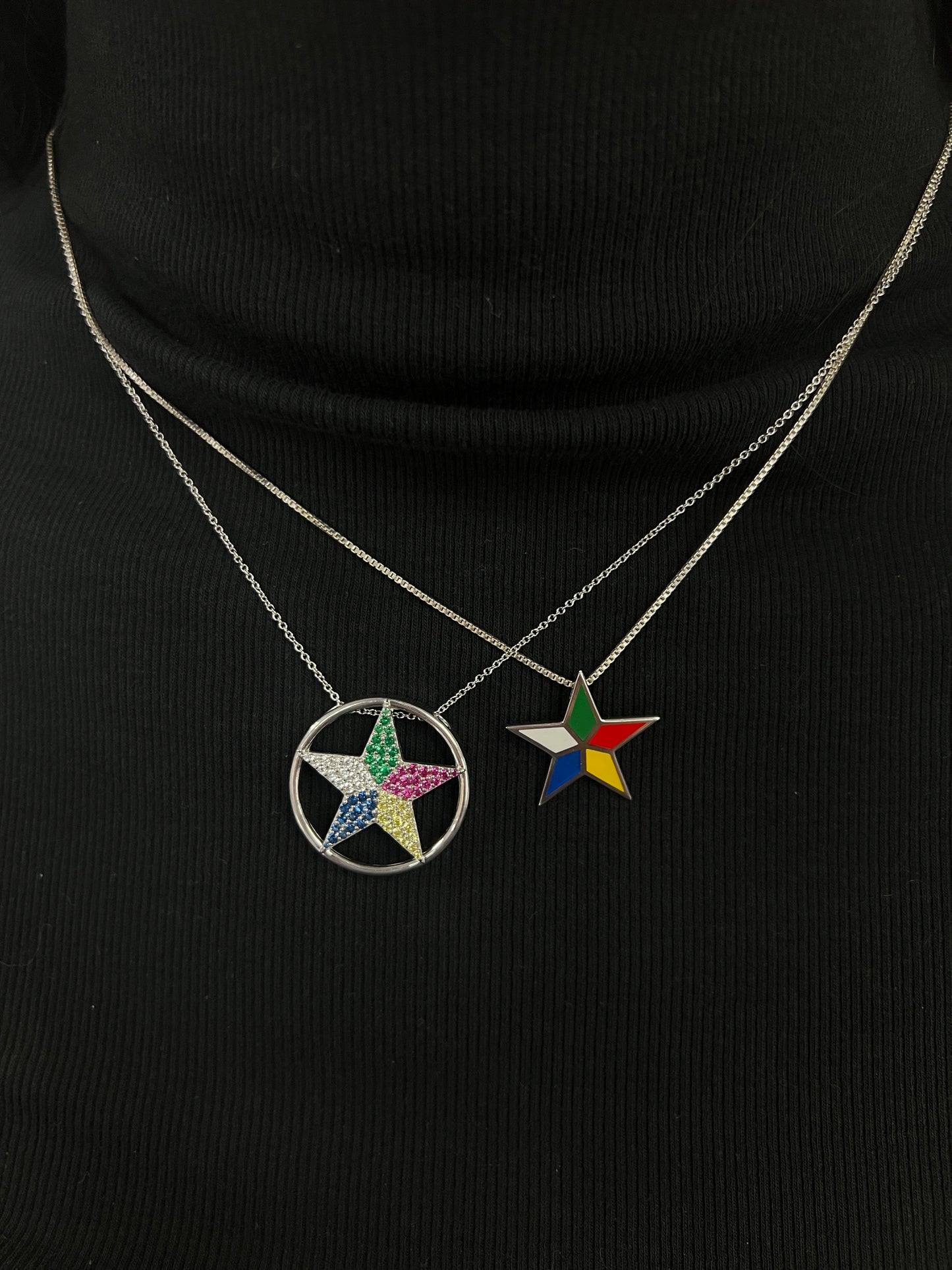 Enamel Druze Star