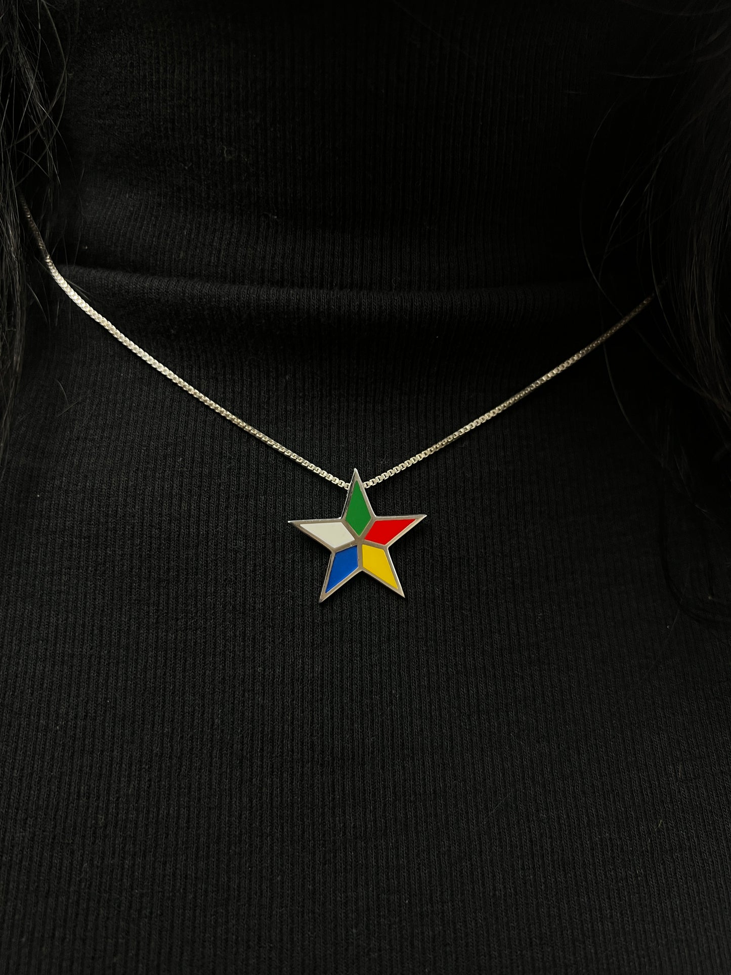 Enamel Druze Star