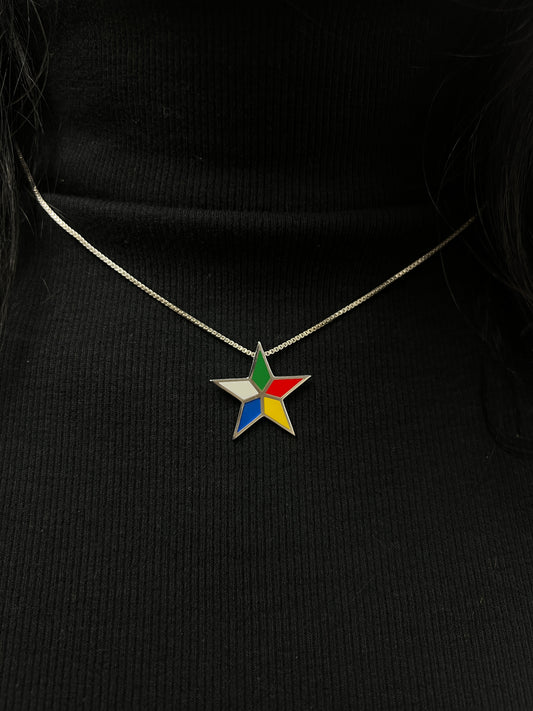 Enamel Druze Star